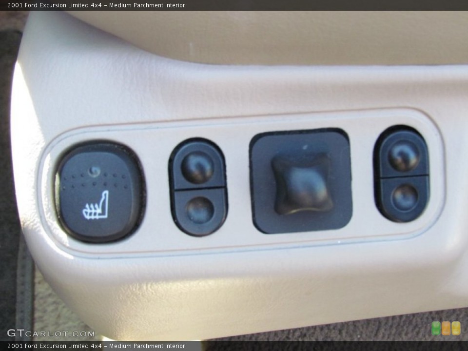 Medium Parchment Interior Controls for the 2001 Ford Excursion Limited 4x4 #66833189