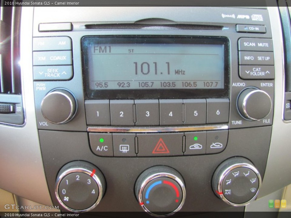 Camel Interior Controls for the 2010 Hyundai Sonata GLS #66833717