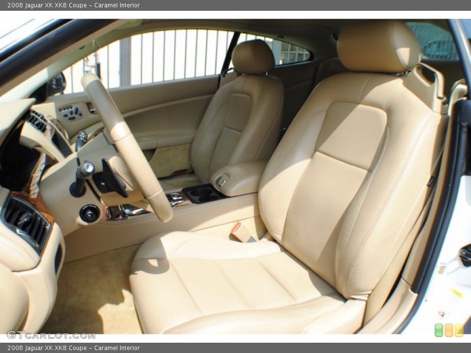 Caramel Interior Front Seat for the 2008 Jaguar XK XK8 Coupe #66833825