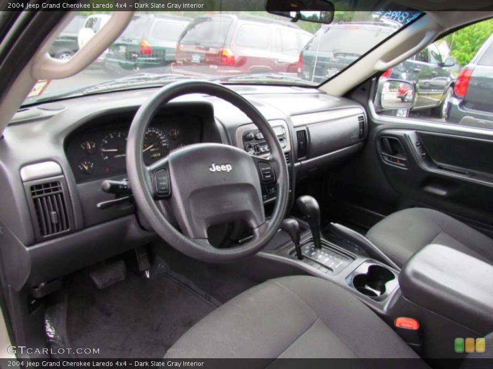 Dark Slate Gray Interior Prime Interior for the 2004 Jeep Grand Cherokee Laredo 4x4 #66833915