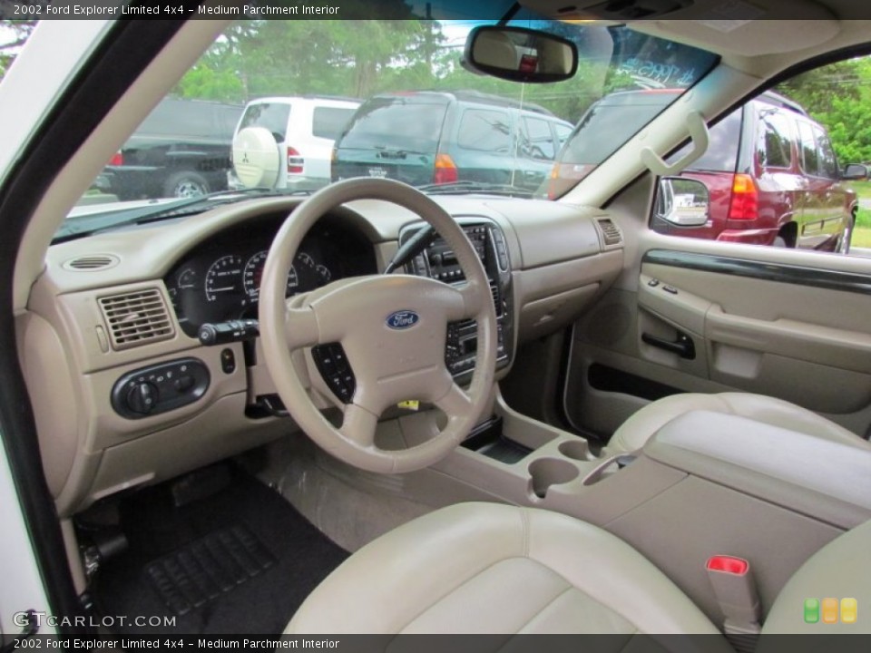 Medium Parchment Interior Prime Interior for the 2002 Ford Explorer Limited 4x4 #66835457