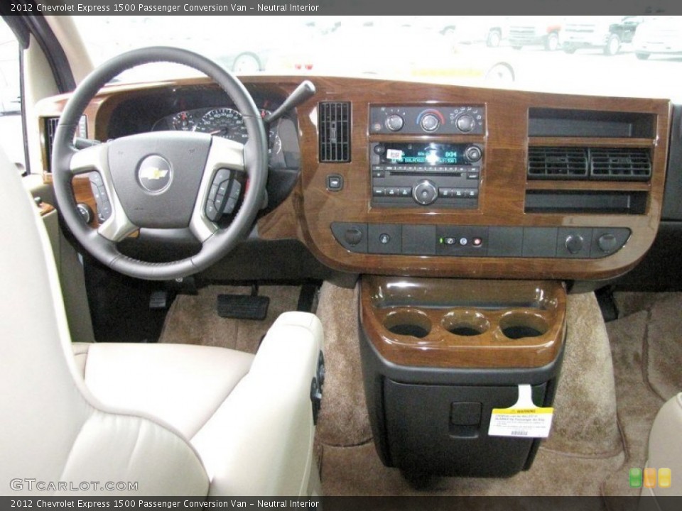 Neutral Interior Dashboard for the 2012 Chevrolet Express 1500 Passenger Conversion Van #66837266