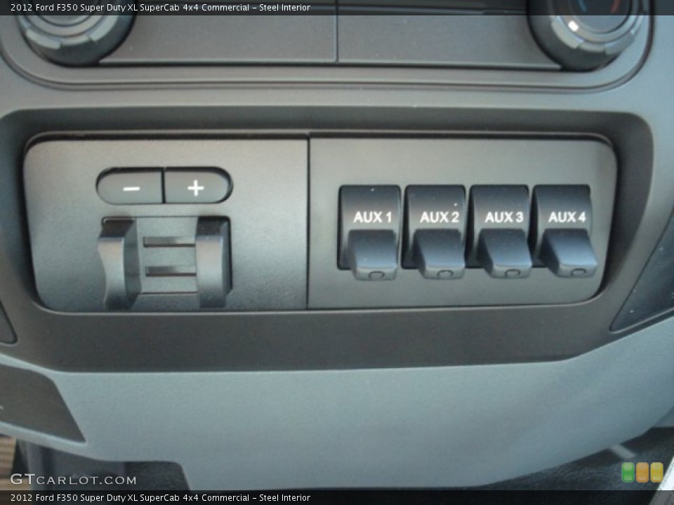 Steel Interior Controls for the 2012 Ford F350 Super Duty XL SuperCab 4x4 Commercial #66838025