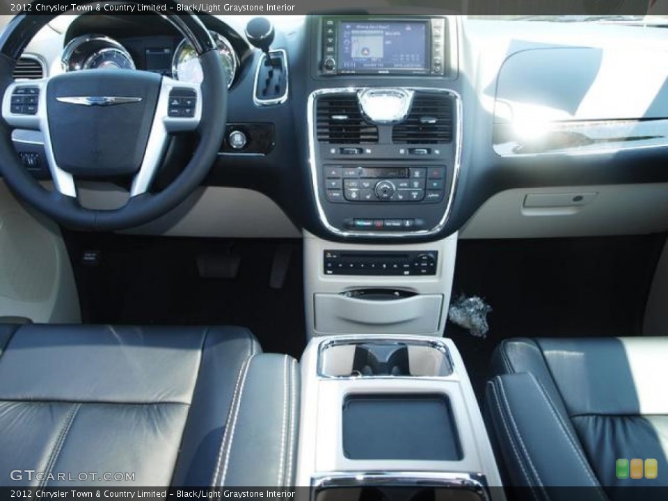 Black/Light Graystone Interior Dashboard for the 2012 Chrysler Town & Country Limited #66841709
