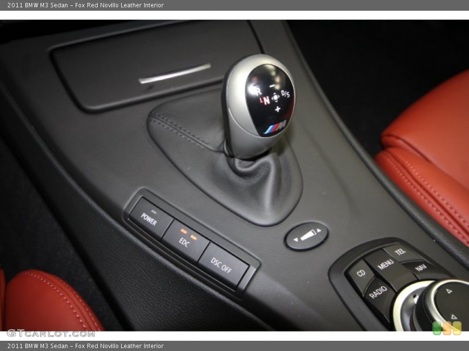 Fox Red Novillo Leather Interior Transmission for the 2011 BMW M3 Sedan #66843119
