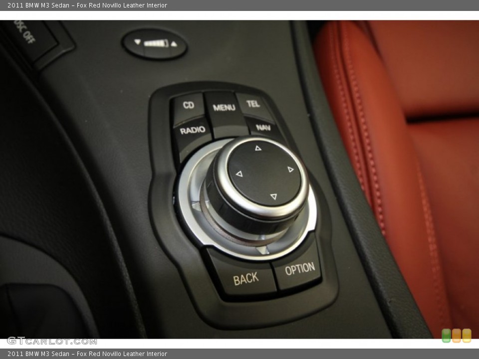 Fox Red Novillo Leather Interior Controls for the 2011 BMW M3 Sedan #66843128