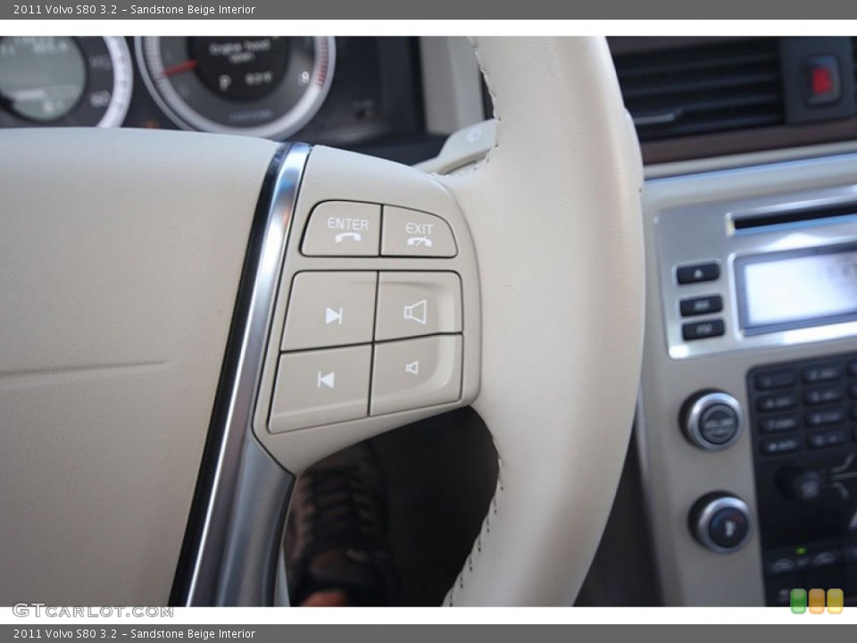 Sandstone Beige Interior Controls for the 2011 Volvo S80 3.2 #66847076