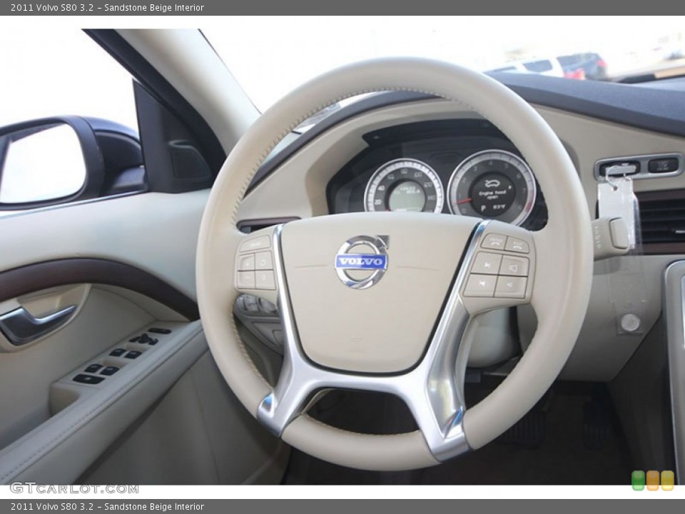 Sandstone Beige Interior Steering Wheel for the 2011 Volvo S80 3.2 #66847145