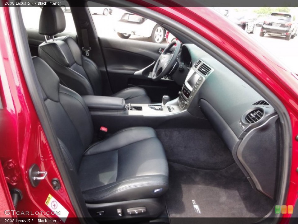 Black Interior Photo for the 2008 Lexus IS F #66847187