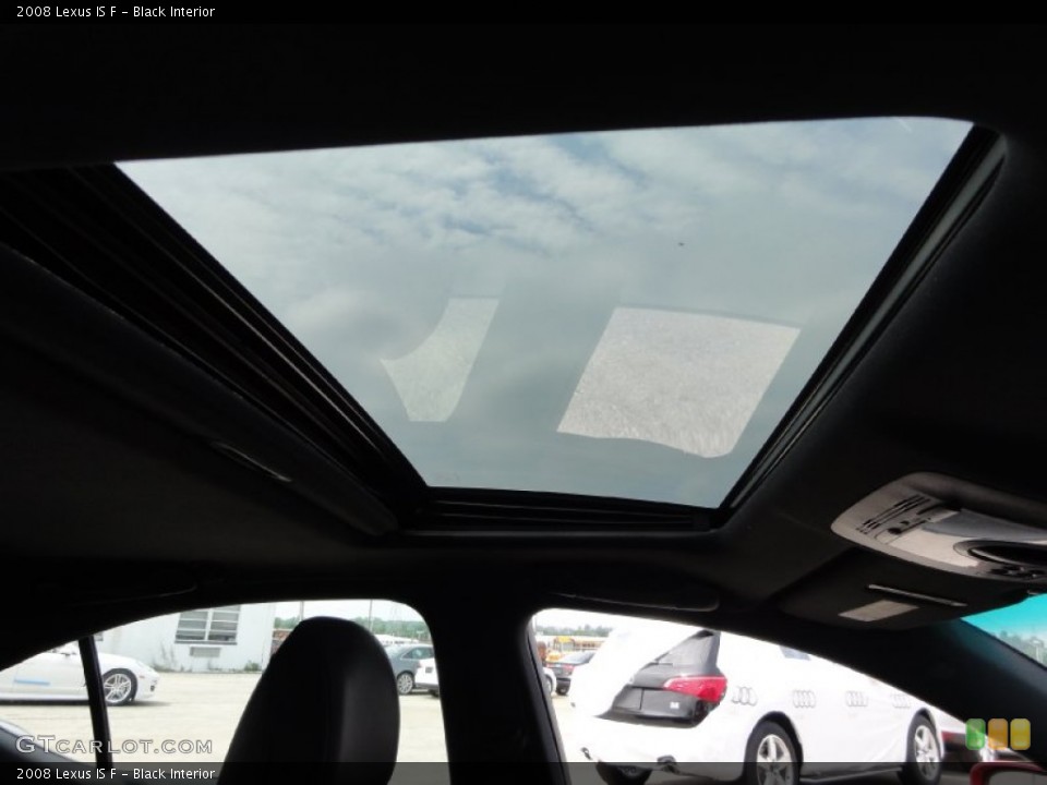 Black Interior Sunroof for the 2008 Lexus IS F #66847205