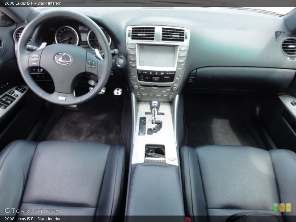 Black Interior Dashboard for the 2008 Lexus IS F #66847274