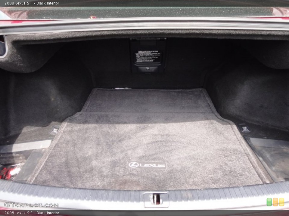 Black Interior Trunk for the 2008 Lexus IS F #66847289