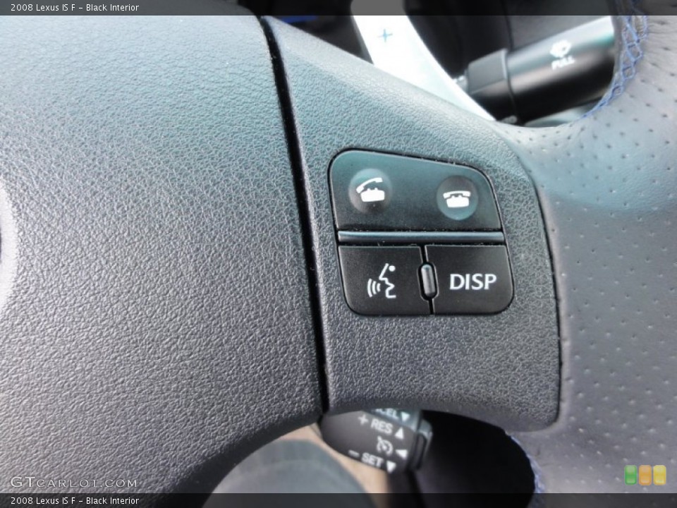 Black Interior Controls for the 2008 Lexus IS F #66847418