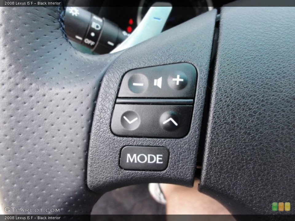 Black Interior Controls for the 2008 Lexus IS F #66847430