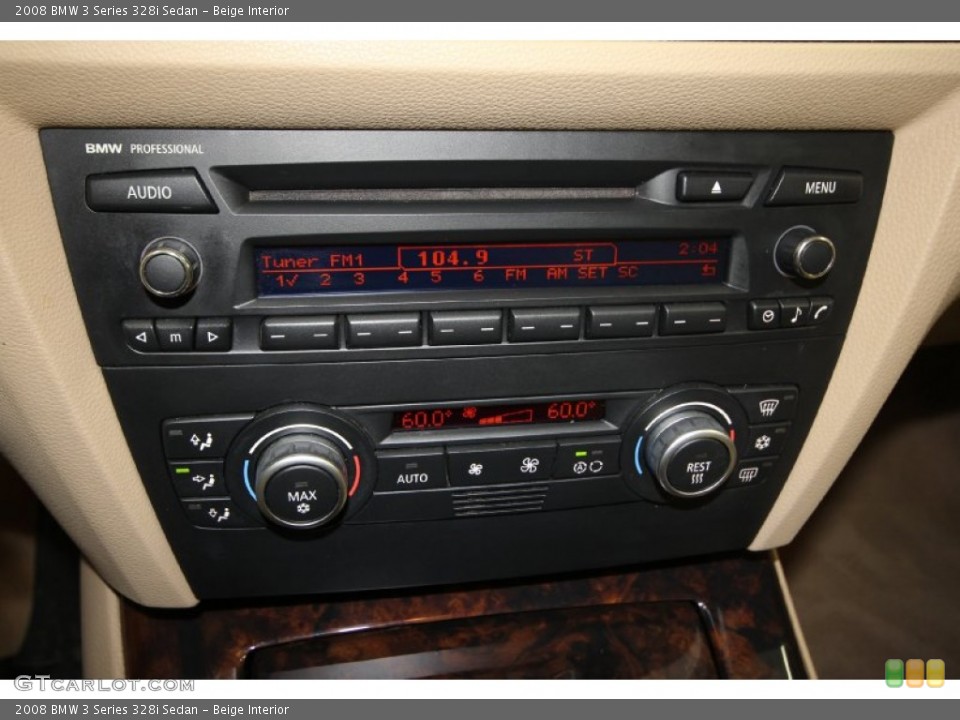 Beige Interior Controls for the 2008 BMW 3 Series 328i Sedan #66849110