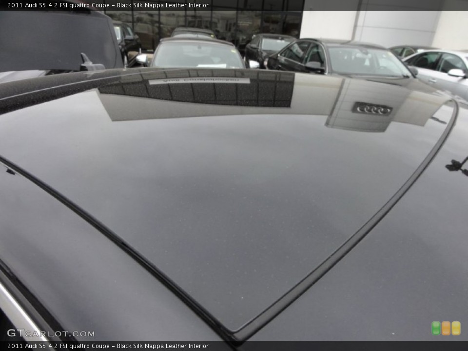 Black Silk Nappa Leather Interior Sunroof for the 2011 Audi S5 4.2 FSI quattro Coupe #66849605