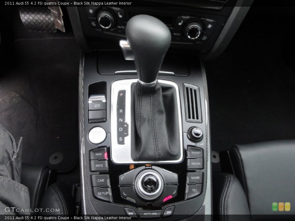Black Silk Nappa Leather Interior Transmission for the 2011 Audi S5 4.2 FSI quattro Coupe #66849704