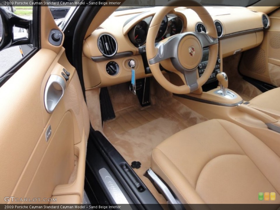 Sand Beige Interior Photo for the 2009 Porsche Cayman  #66850217