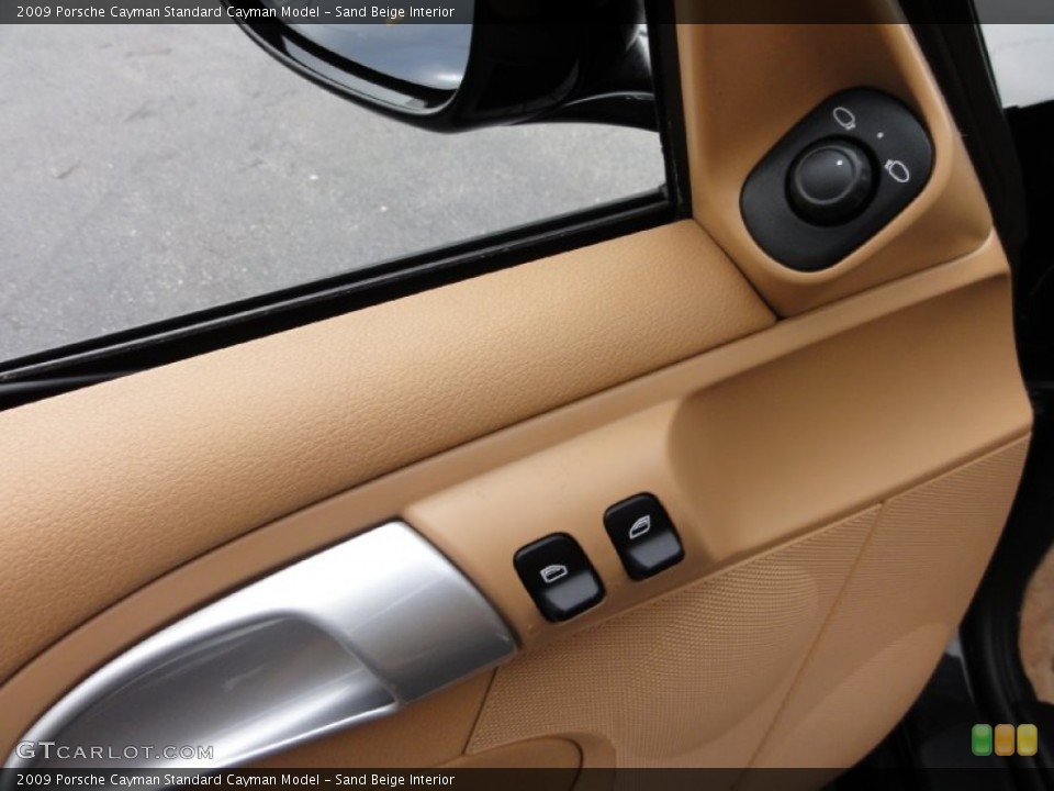 Sand Beige Interior Controls for the 2009 Porsche Cayman  #66850235
