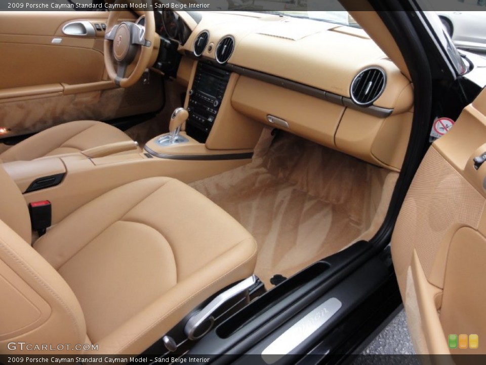 Sand Beige Interior Dashboard for the 2009 Porsche Cayman  #66850262