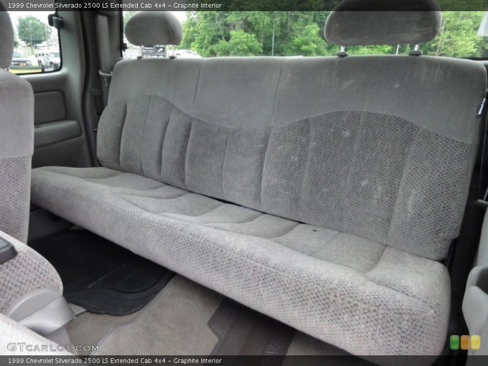 Graphite Interior Rear Seat for the 1999 Chevrolet Silverado 2500 LS Extended Cab 4x4 #66855782