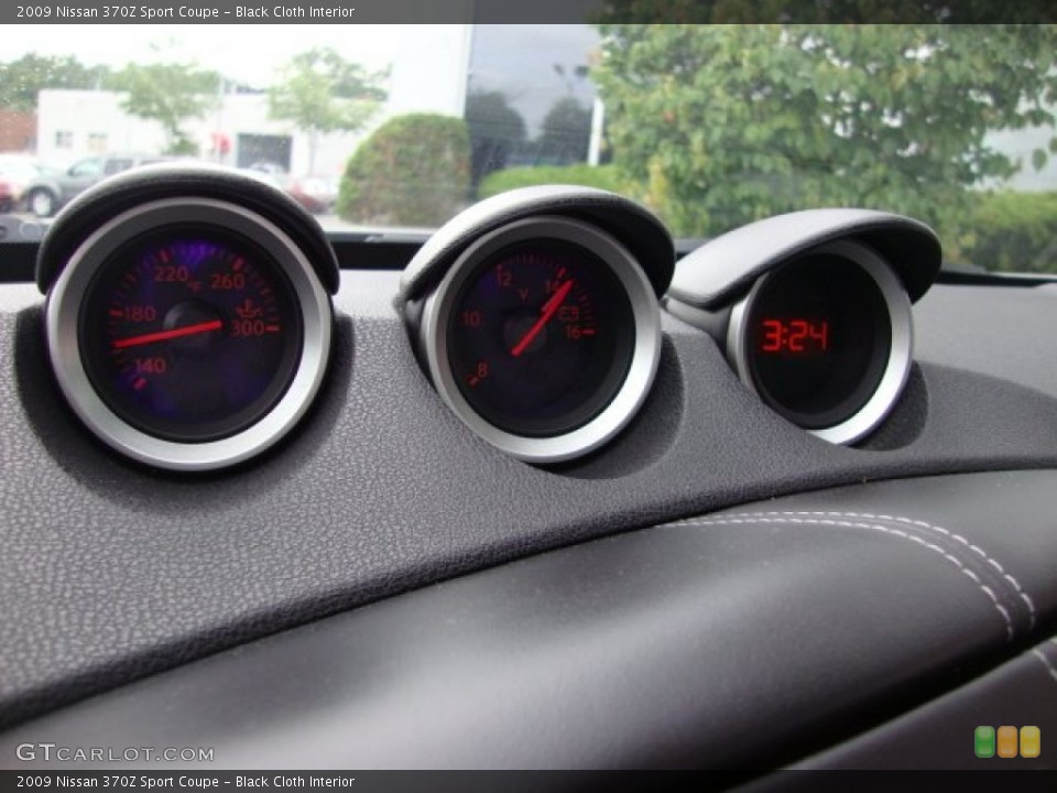 Black Cloth Interior Gauges for the 2009 Nissan 370Z Sport Coupe #66856397
