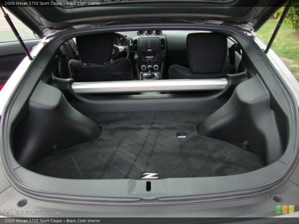 Black Cloth Interior Trunk for the 2009 Nissan 370Z Sport Coupe #66856421
