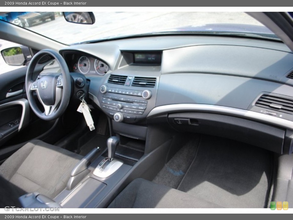 Black Interior Dashboard for the 2009 Honda Accord EX Coupe #66858092