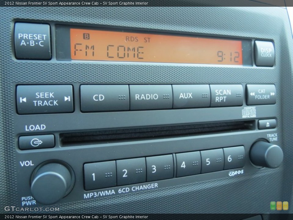 SV Sport Graphite Interior Audio System for the 2012 Nissan Frontier SV Sport Appearance Crew Cab #66861992