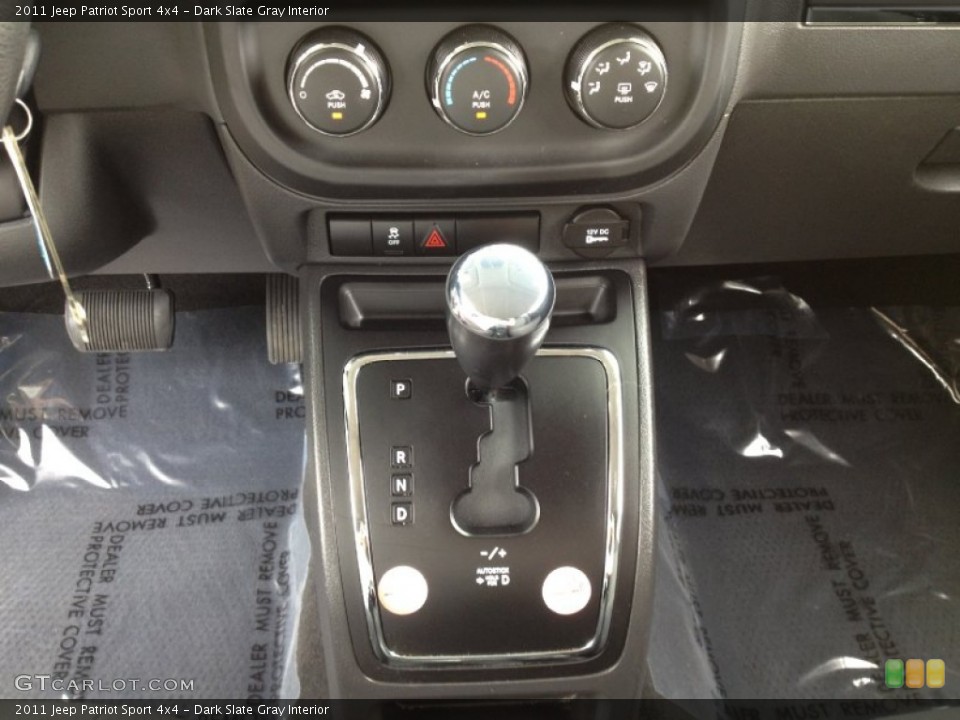 Dark Slate Gray Interior Transmission for the 2011 Jeep Patriot Sport 4x4 #66863441