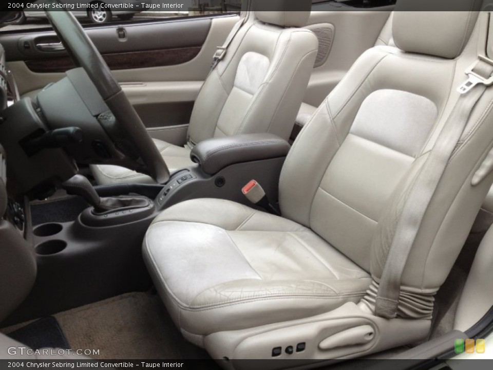 Taupe Interior Front Seat for the 2004 Chrysler Sebring Limited Convertible #66864935