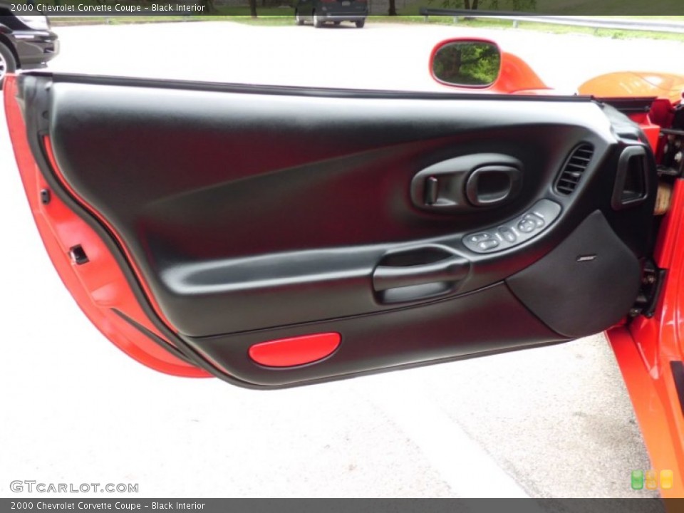 Black Interior Door Panel for the 2000 Chevrolet Corvette Coupe #66865283