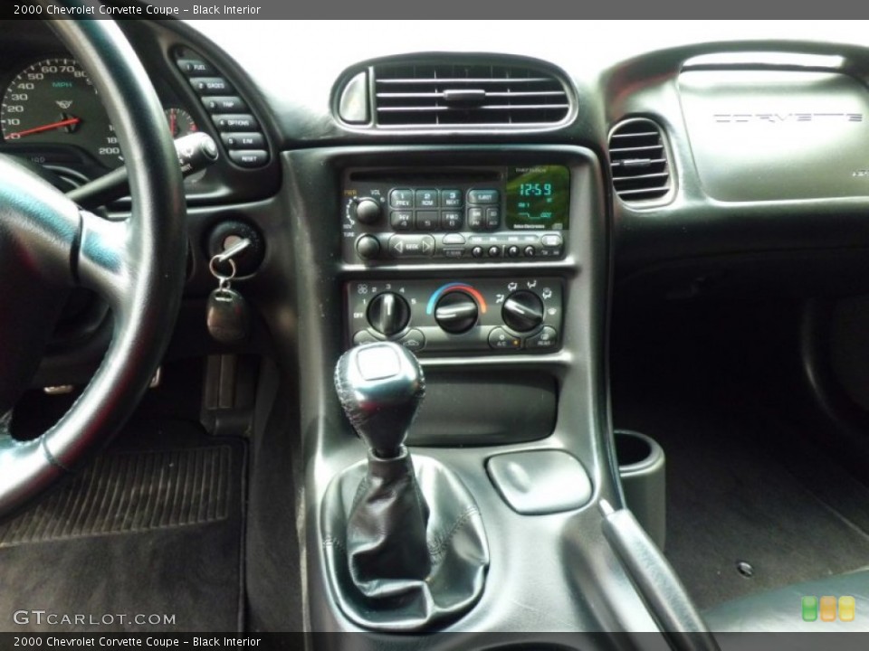 Black Interior Controls for the 2000 Chevrolet Corvette Coupe #66865361