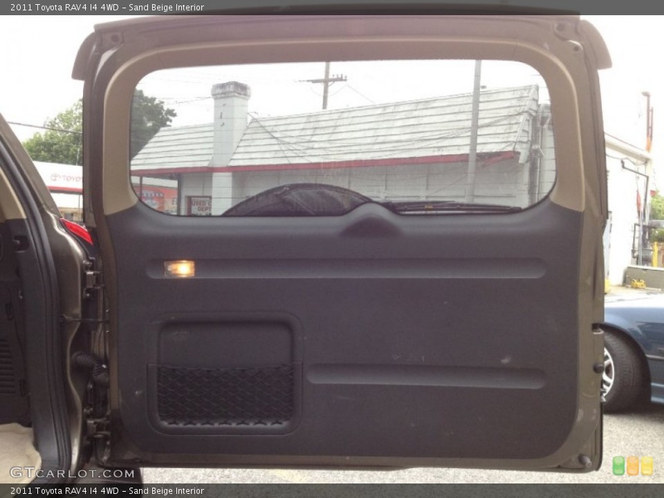 Sand Beige Interior Door Panel for the 2011 Toyota RAV4 I4 4WD #66865796