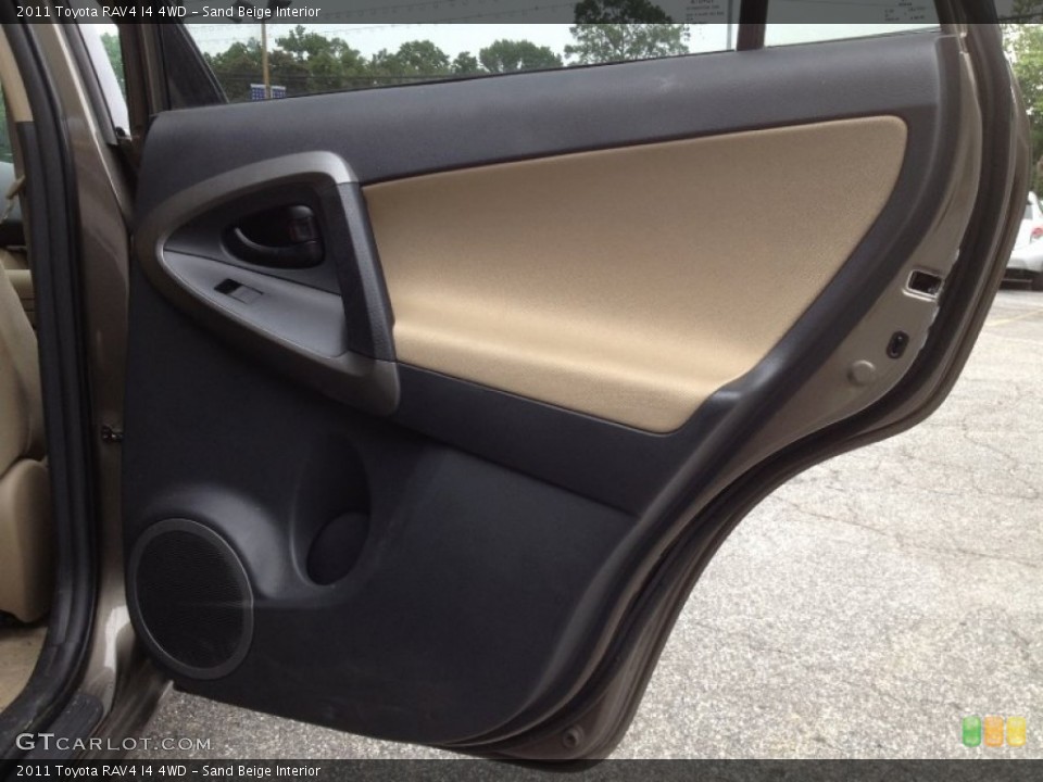 Sand Beige Interior Door Panel for the 2011 Toyota RAV4 I4 4WD #66865805