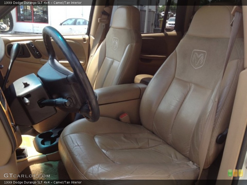 Camel/Tan Interior Front Seat for the 1999 Dodge Durango SLT 4x4 #66866189