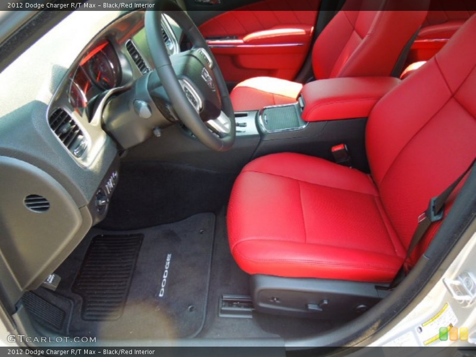 Black/Red Interior Photo for the 2012 Dodge Charger R/T Max #66867419
