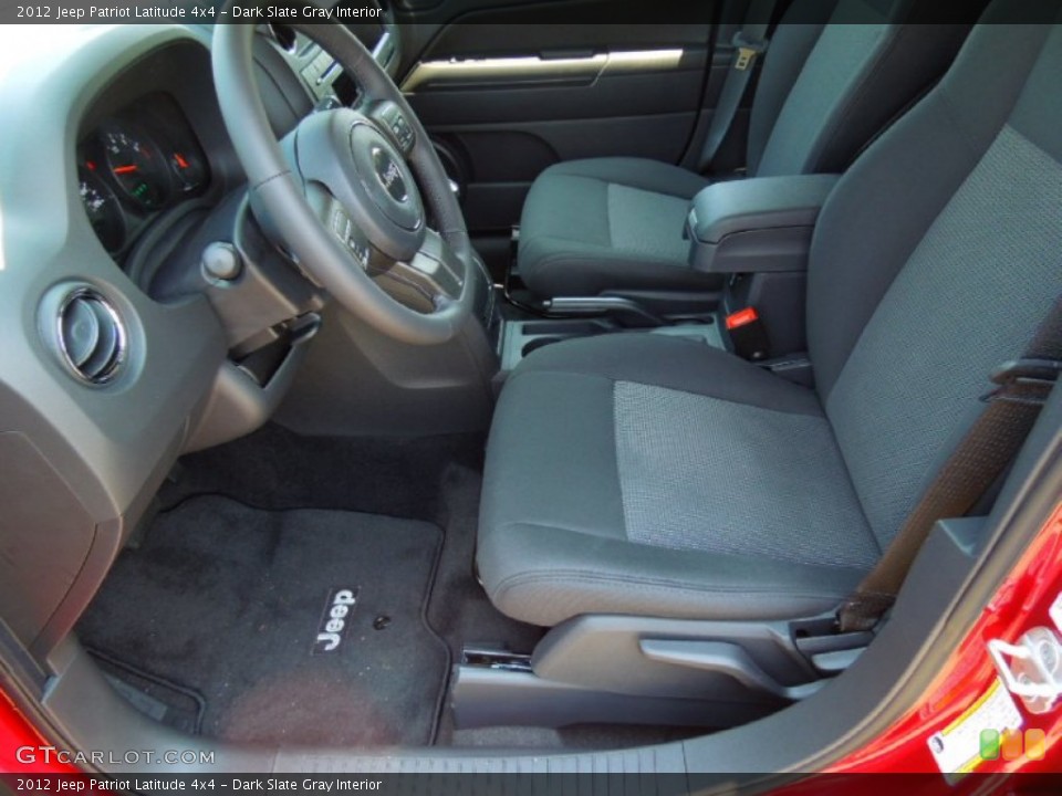 Dark Slate Gray Interior Photo for the 2012 Jeep Patriot Latitude 4x4 #66867797