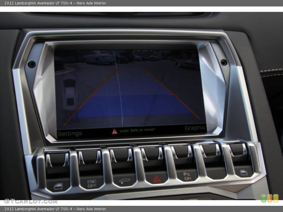 Nero Ade Interior Controls for the 2012 Lamborghini Aventador LP 700-4 #66871853