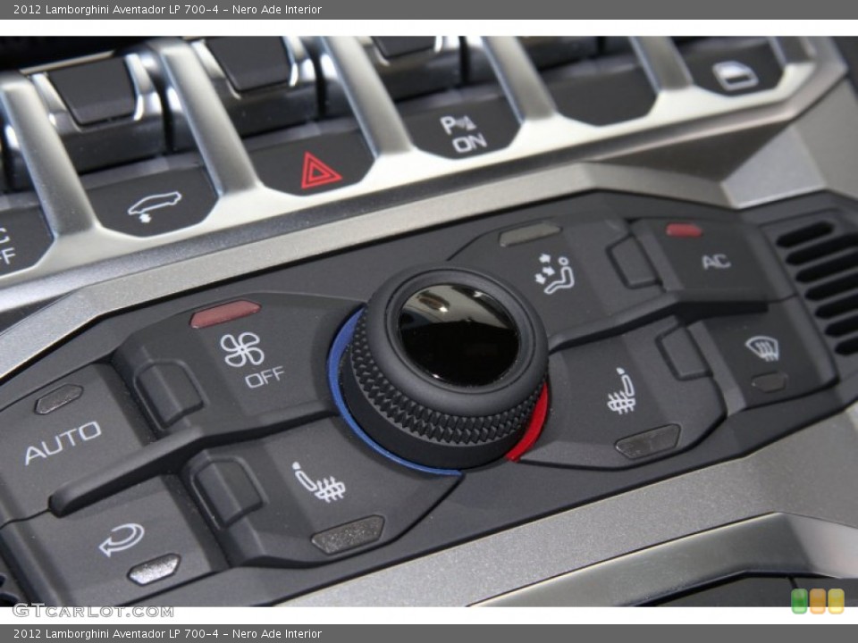 Nero Ade Interior Controls for the 2012 Lamborghini Aventador LP 700-4 #66871885