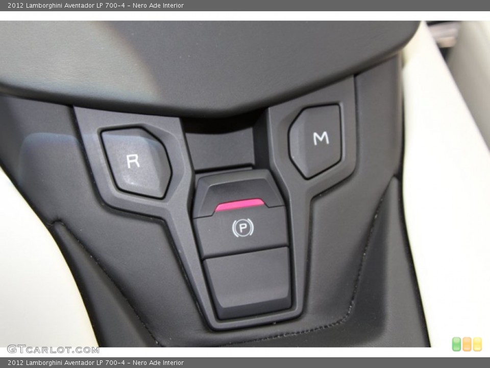 Nero Ade Interior Controls for the 2012 Lamborghini Aventador LP 700-4 #66871892