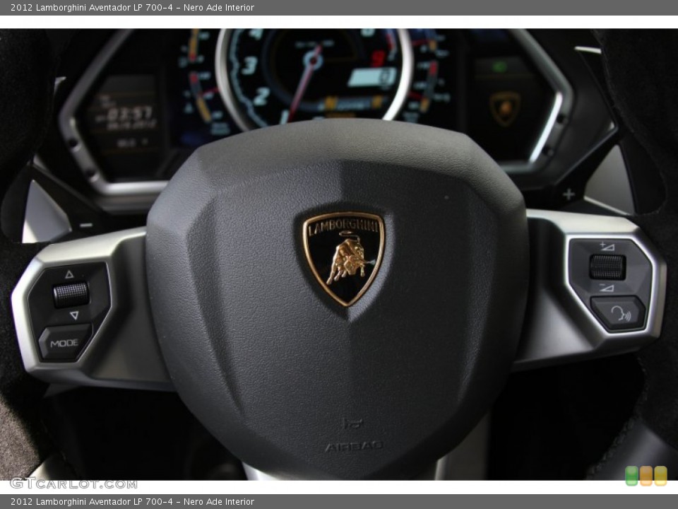 Nero Ade Interior Steering Wheel for the 2012 Lamborghini Aventador LP 700-4 #66871904