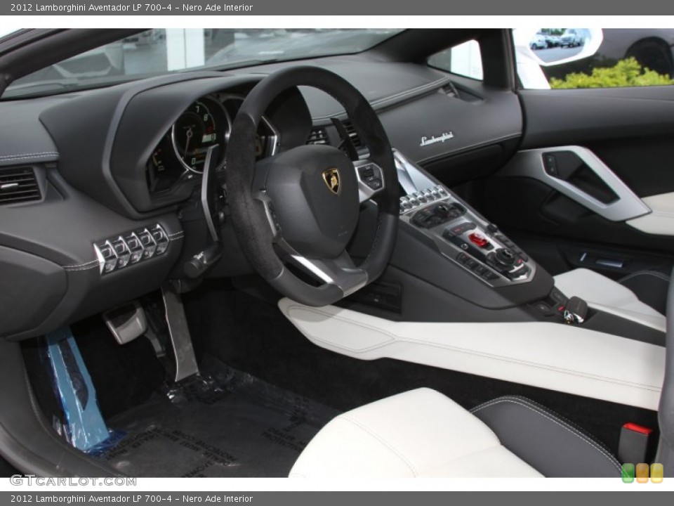 Nero Ade Interior Prime Interior for the 2012 Lamborghini Aventador LP 700-4 #66871928