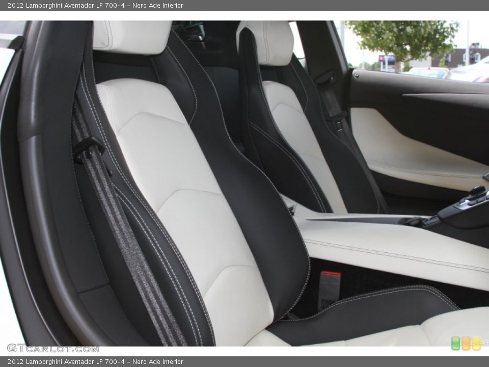 Nero Ade Interior Front Seat for the 2012 Lamborghini Aventador LP 700-4 #66872009