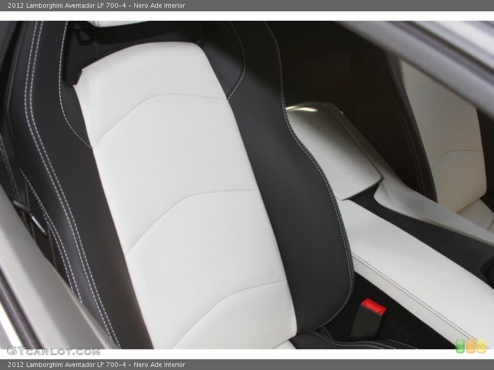 Nero Ade Interior Front Seat for the 2012 Lamborghini Aventador LP 700-4 #66872015