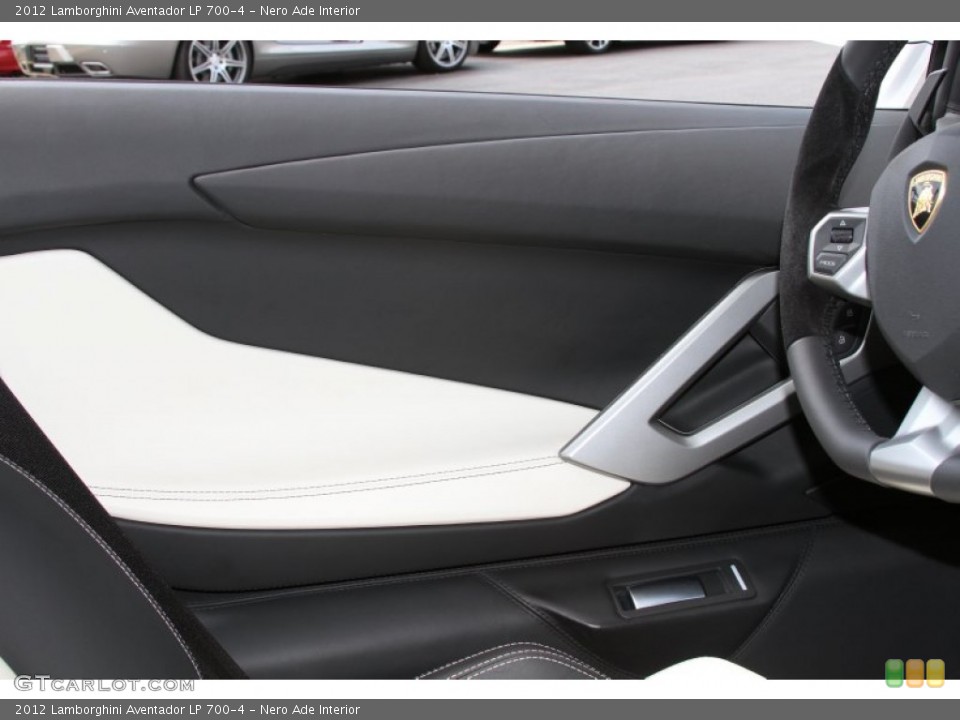 Nero Ade Interior Door Panel for the 2012 Lamborghini Aventador LP 700-4 #66872027