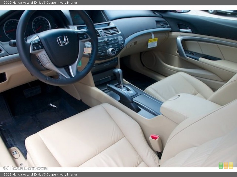 Ivory Interior Prime Interior for the 2012 Honda Accord EX-L V6 Coupe #66876269