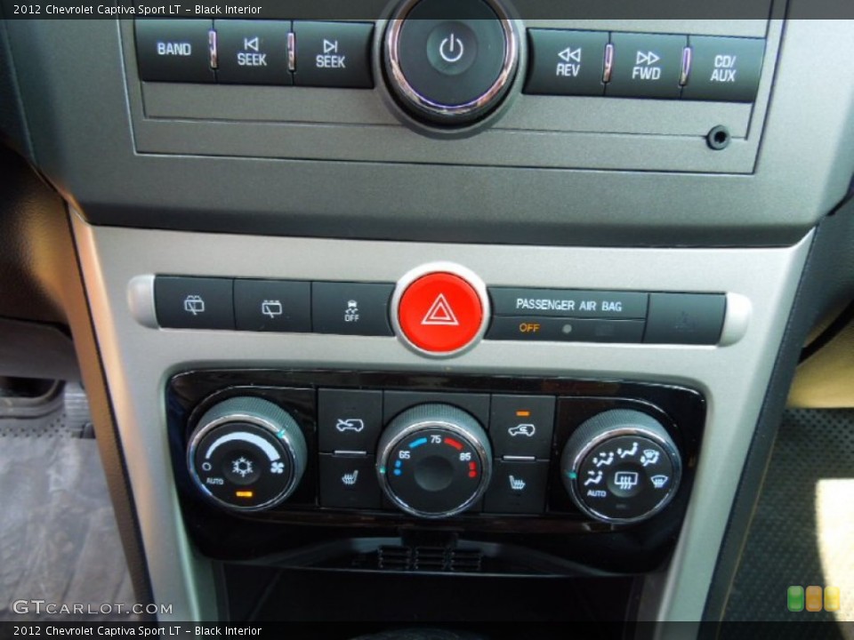 Black Interior Controls for the 2012 Chevrolet Captiva Sport LT #66876292