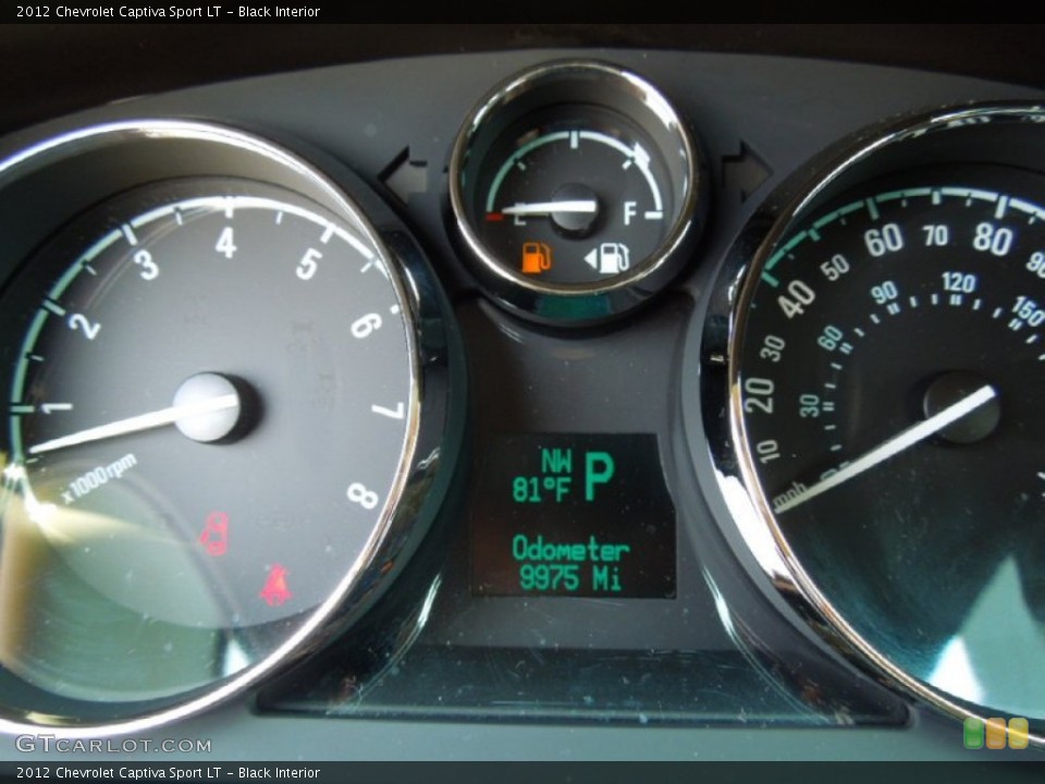 Black Interior Gauges for the 2012 Chevrolet Captiva Sport LT #66876311