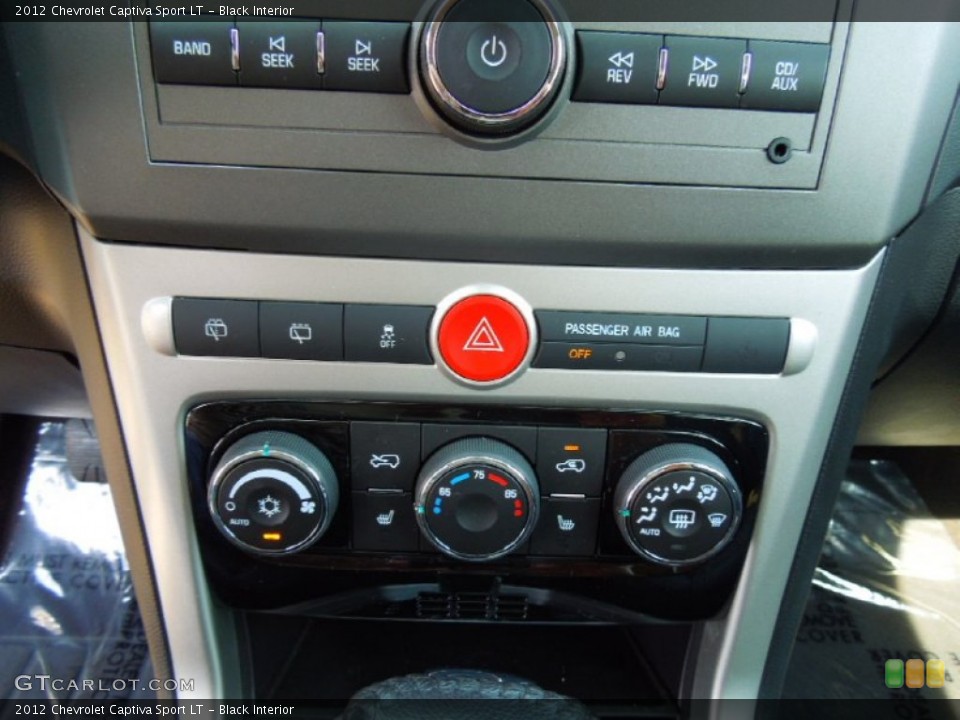 Black Interior Controls for the 2012 Chevrolet Captiva Sport LT #66876449